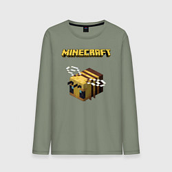 Лонгслив хлопковый мужской Minecraft, цвет: авокадо