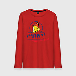 Лонгслив хлопковый мужской CLUCKIN BELL GTA, цвет: красный