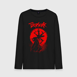 Лонгслив хлопковый мужской BERSERK, цвет: черный