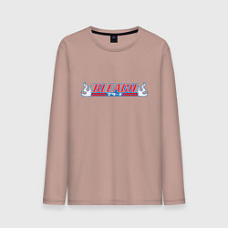 Лонгслив хлопковый мужской BLEACH OPENING БЛИЧ ОПЕНИНГ, цвет: пыльно-розовый