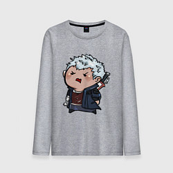 Лонгслив хлопковый мужской Baby Nero, цвет: меланж