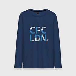 Лонгслив хлопковый мужской FC Chelsea CFC London 202122, цвет: тёмно-синий