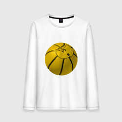 Лонгслив хлопковый мужской Wu-Tang Basketball, цвет: белый