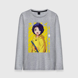 Лонгслив хлопковый мужской Приоритет чудо-яйца, цвет: меланж