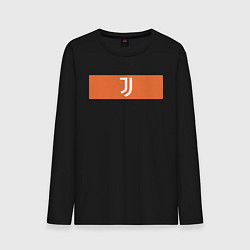 Лонгслив хлопковый мужской Juventus Tee Cut & Sew 2021, цвет: черный