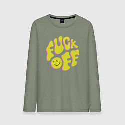 Мужской лонгслив FUCK OFF SMILE