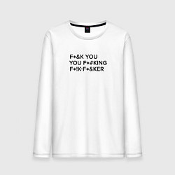 Мужской лонгслив Lock, Stock and Two Smoking Barrels Цитата