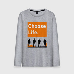 Мужской лонгслив Choose Life