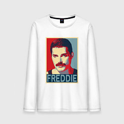 Лонгслив хлопковый мужской Freddie, цвет: белый