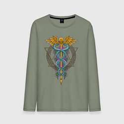 Мужской лонгслив Кадуцей