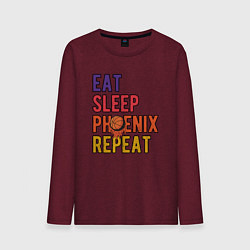 Мужской лонгслив Eat, Sleep, Phoenix