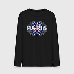 Лонгслив хлопковый мужской PSG Core Wordmark Graphic New 202223, цвет: черный