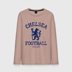 Лонгслив хлопковый мужской Chelsea FC: Lion, цвет: пыльно-розовый