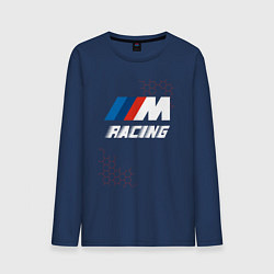 Лонгслив хлопковый мужской BMW - Pro Racing, цвет: тёмно-синий