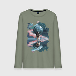 Мужской лонгслив Зеркальное Отражение