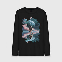 Мужской лонгслив Зеркальное Отражение