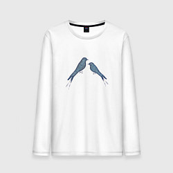 Мужской лонгслив Две птички