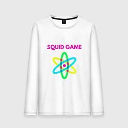 Лонгслив хлопковый мужской Squid Game Atom, цвет: белый