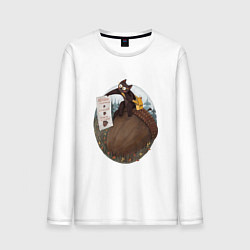 Мужской лонгслив Большой жёлудь