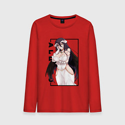 Лонгслив хлопковый мужской Альбедо Albedo Повелитель, цвет: красный