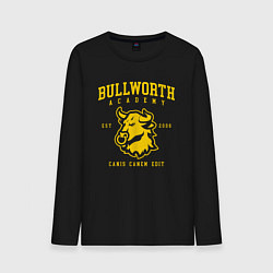 Лонгслив хлопковый мужской Bully Bullworth Academy, цвет: черный
