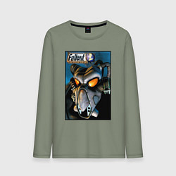 Лонгслив хлопковый мужской Сypress hill, цвет: авокадо