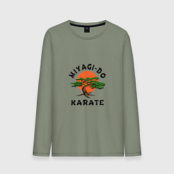 Лонгслив хлопковый мужской MIYAGI-DO, цвет: авокадо