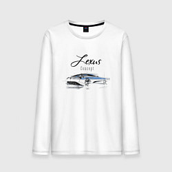 Лонгслив хлопковый мужской Lexus Concept, цвет: белый