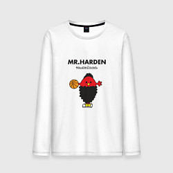 Лонгслив хлопковый мужской Мистер Харден, цвет: белый