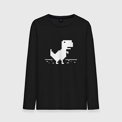 Лонгслив хлопковый мужской Chrome t-rex, цвет: черный