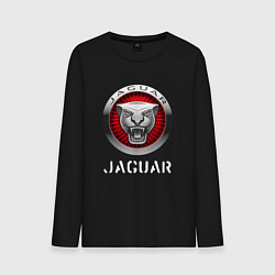 Лонгслив хлопковый мужской JAGUAR Jaguar, цвет: черный
