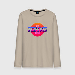 Мужской лонгслив Retrowave Tokyo