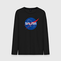 Лонгслив хлопковый мужской SALAM, цвет: черный