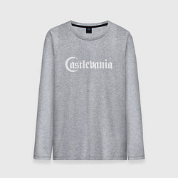 Мужской лонгслив Кастлвания логотип