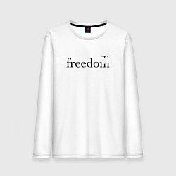 Мужской лонгслив Free as a bird