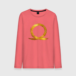 Мужской лонгслив Golden logo GoW Ragnarok