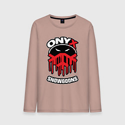 Лонгслив хлопковый мужской Onyx - snowgoons, цвет: пыльно-розовый