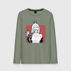 Мужской лонгслив Пауэр Chainsaw Man