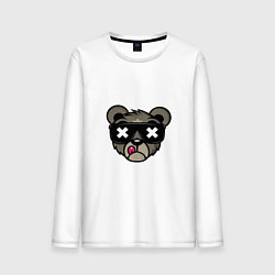 Мужской лонгслив Медведь в солнцезащитных очках