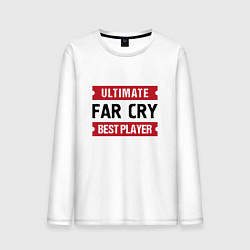 Лонгслив хлопковый мужской Far Cry: Ultimate Best Player, цвет: белый