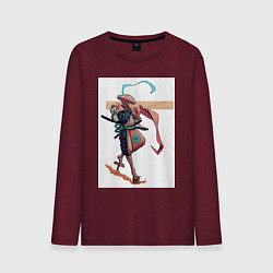 Мужской лонгслив Путь самурая