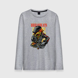 Мужской лонгслив Птица диджей - городские ритмы