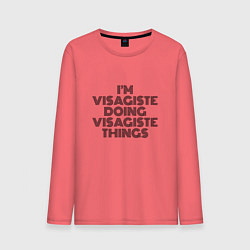 Мужской лонгслив Im visagiste doing visagiste things vintage