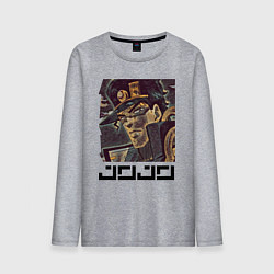 Мужской лонгслив Дзётаро Кудзё - manly face