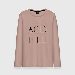 Мужской лонгслив Acid hill black