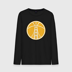 Лонгслив хлопковый мужской Warriors ball, цвет: черный