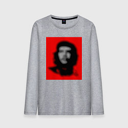 Мужской лонгслив Че Гевара расплывчатая иллюзия