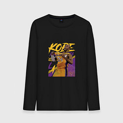 Лонгслив хлопковый мужской Kobe champion, цвет: черный