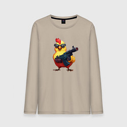 Мужской лонгслив Вооружен и опасен