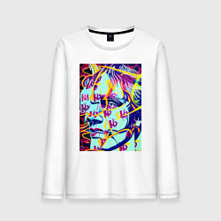 Мужской лонгслив Andy Warhol - pop art - self-portrait